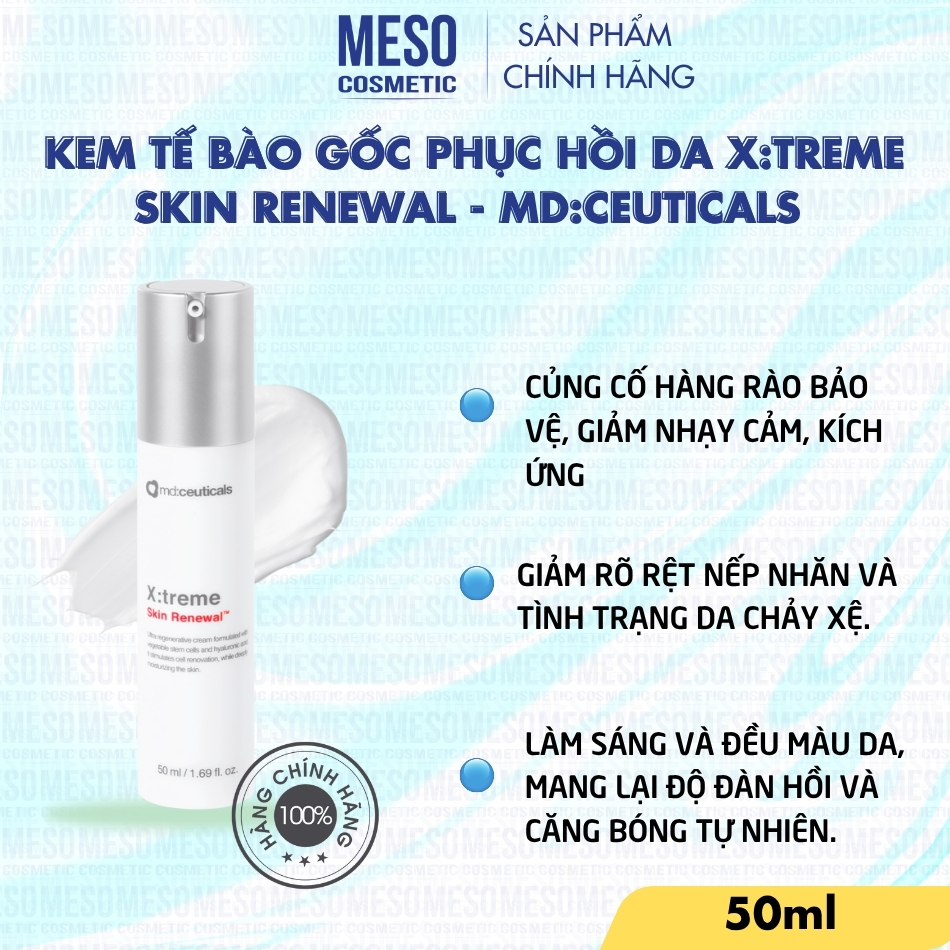 Kem Tế Bào Gốc Phục Hồi Da X:TREME Skin Renewal - MD:Ceuticals